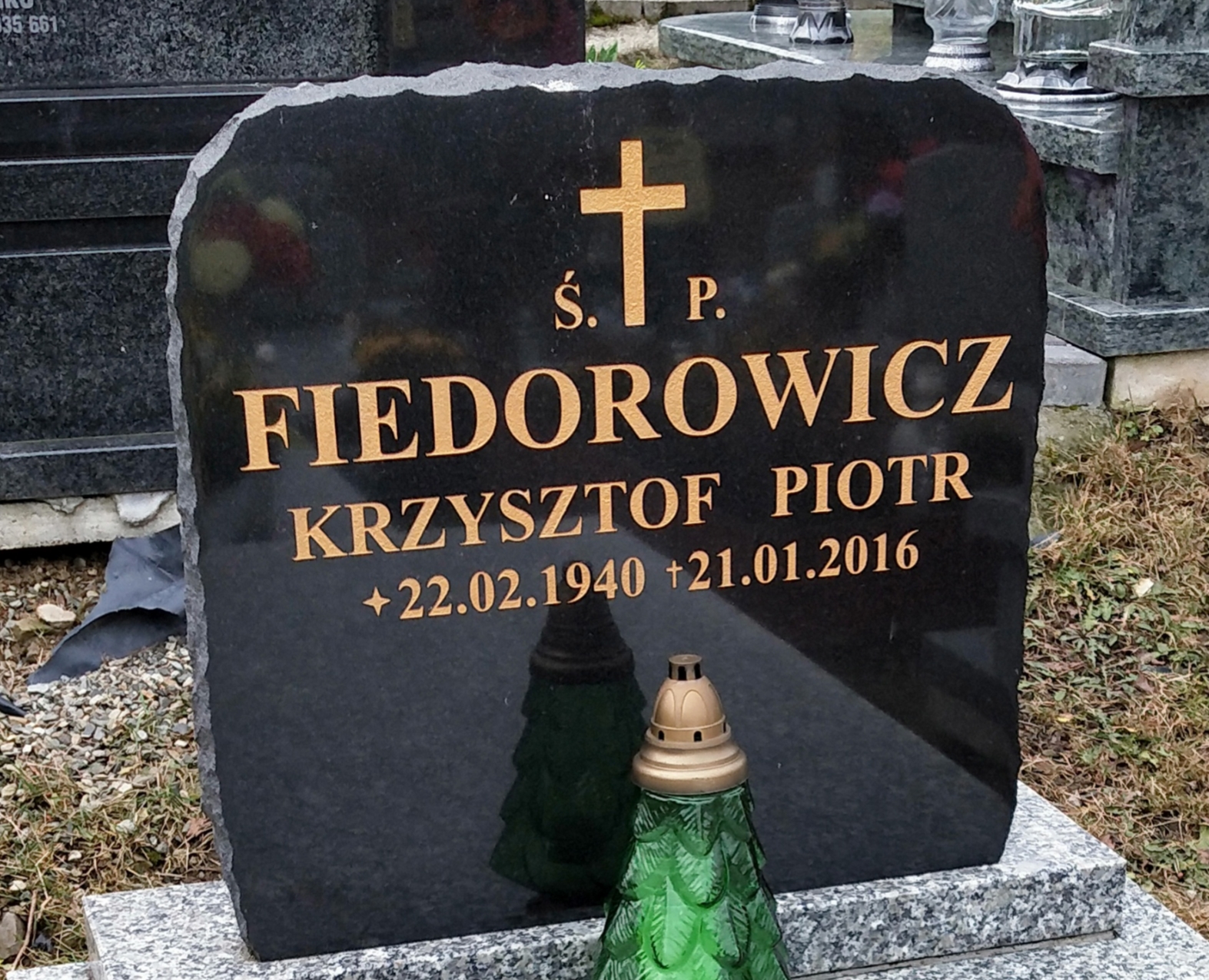 Krzysztof Fiedorowicz 1940 Wisła - Grobonet - Wyszukiwarka osób pochowanych