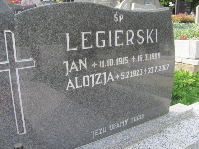 Jan Legierski 1915 Wisła - Grobonet - Wyszukiwarka osób pochowanych