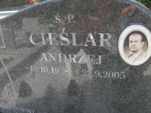 Andrzej Cieślar 1938 Wisła - Grobonet - Wyszukiwarka osób pochowanych