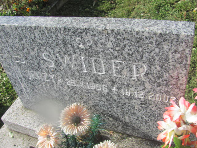 Jerzy Świder 1956 Wisła - Grobonet - Wyszukiwarka osób pochowanych