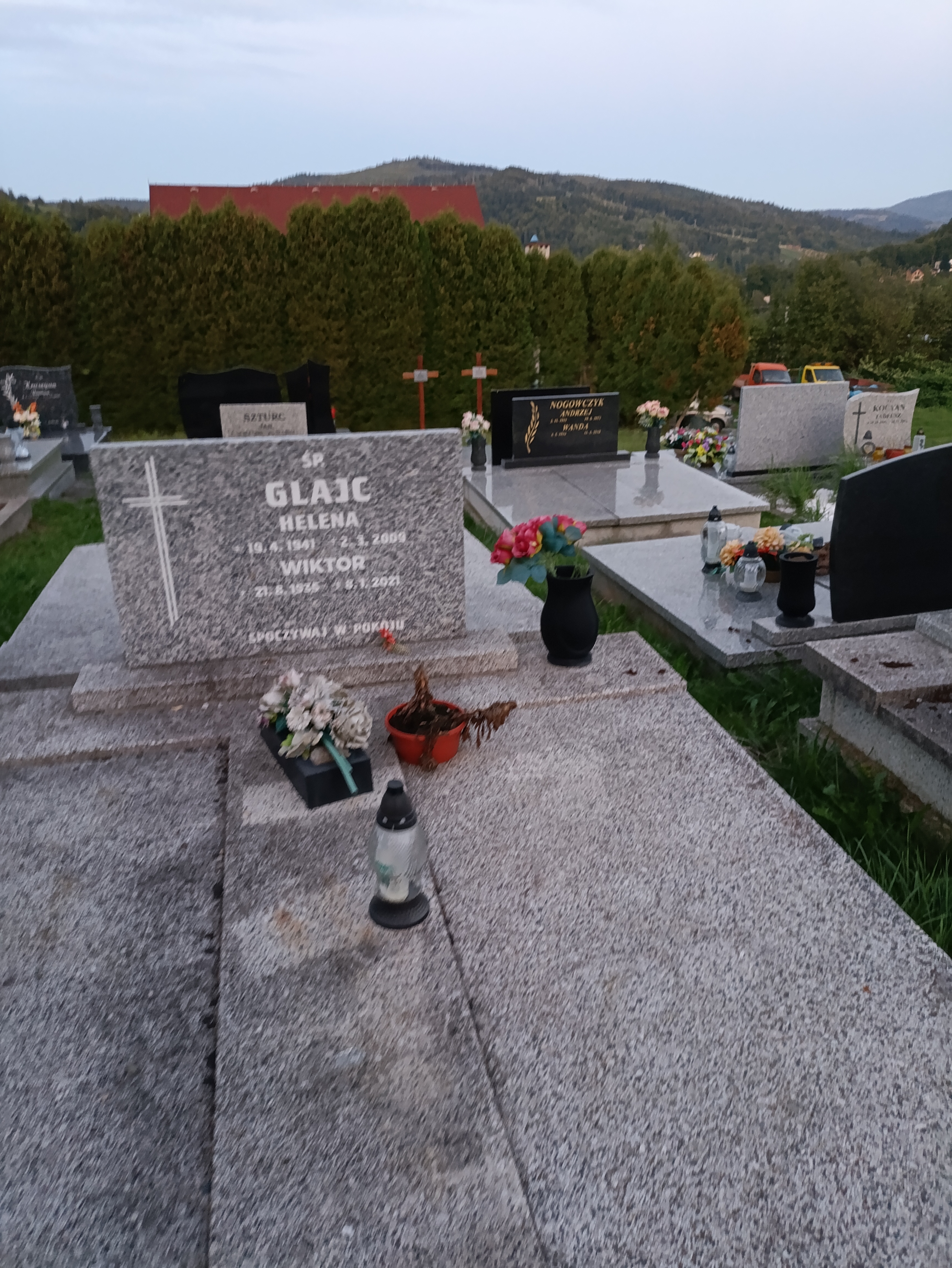 Grób Helena Glajc