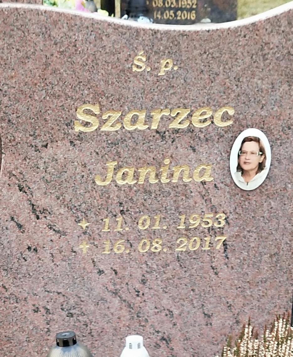 Janina Szarzec 1953 Wisła - Grobonet - Wyszukiwarka osób pochowanych